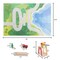 Toy Time Wooden Train Set with Play Mat Includes Deluxe Wood Tracks, Train Cars, Boats, Accessories for Kids 445769FVS - alternate 2
